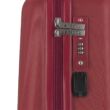 Gabol Vermont kabinbőrönd USB töltő porttal, 55x40x20cm, piros