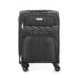 Travelite Orlando 4 kerekes Kabin méretű Bőrönd  54x36x20 cm Fekete