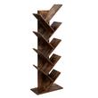Kép 1/7 - Fa alakú könyvespolc 8 rekesszel 50 x 25 x 141,5 cm