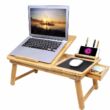 Kép 2/7 - Bambusz összehajtható laptop asztal