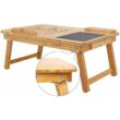 Kép 5/7 - Bambusz összehajtható laptop asztal