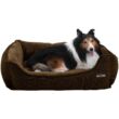 Kép 9/9 - FEANDREA kutyaágy, kivehető huzattal, kutyakanapé, 70 x 21 x 55 cm, barna
