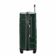 Kép 2/10 - BONTOUR “SPINNER” 3 db-os Bőrönd Szett, Duplakerekes Gurulós bőrönd TSA zárral, Zöld