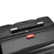 Kép 9/13 - BONTOUR “Wave” közepes Bőrönd, Duplakerekes Gurulós bőrönd TSA zárral, Fekete, M méretű