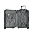 BONTOUR “Wave” közepes Bőrönd, Duplakerekes Gurulós bőrönd TSA zárral, Dzsungelzöld, M méretű