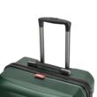 BONTOUR “Wave” közepes Bőrönd, Duplakerekes Gurulós bőrönd TSA zárral, Dzsungelzöld, M méretű