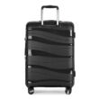 Kép 10/11 - Bontour "Flow" 4-kerekes bőrönd TSA számzárral, L méretű, Fekete
