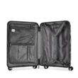 Kép 4/11 - Bontour "Flow" 4-kerekes bőrönd TSA számzárral, M méretű, fekete