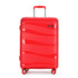Kép 2/11 - Bontour "Flow" 4-kerekes bőrönd TSA számzárral, L méretű, Piros