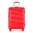 Kép 10/11 - Bontour "Flow" 4-kerekes bőrönd TSA számzárral, M méretű, Piros