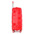 Kép 11/11 - Bontour "Flow" 4-kerekes bőrönd TSA számzárral, L méretű, Piros