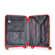 Kép 4/11 - Bontour "Flow" 4-kerekes bőrönd TSA számzárral, L méretű, Piros