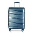 Kép 2/11 - Bontour "Flow" 4-kerekes bőrönd TSA számzárral, L méretű, Jégkék