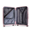 Kép 6/11 - Bontour "Charm" 4-kerekes bőrönd TSA számzárral, L méretű, Levendula pink