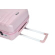 Kép 10/11 - Bontour "Charm" 4-kerekes bőrönd TSA számzárral, M méretű, Levendula pink