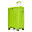 Kép 1/11 - Bontour "Charm" 4-kerekes bőrönd TSA számzárral, L méretű, Citruszöld