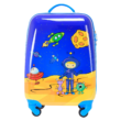 Kép 1/5 - Bontour Kids kék űrutazós 4 kerekű gyerek bőrönd