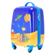 Kép 3/5 - Bontour Kids kék űrutazós 4 kerekű gyerek bőrönd
