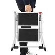 2 lépcsős létra max. Terhelhetőség 150 kg-ig
