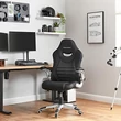 irodai szék, ergonomikus forgószék, felhajtható karfás, fekete