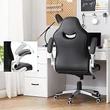 irodai szék, ergonomikus forgószék, felhajtható karfás, fekete