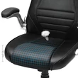 irodai szék, ergonomikus forgószék, felhajtható karfás, fekete