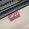 BONTOUR “Wave” 3 db-os Duplakerekes Bőrönd Szett, számzárral, Pezsgő