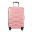 BONTOUR “WAVE” közepes Duplakerekes Gurulós bőrönd, Rose Gold, M Méretű
