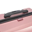 BONTOUR “Wave” Nagy Duplakerekes Gurulós bőrönd számzárral, Rose Gold, L méretű