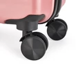 BONTOUR “Wave” Nagy Duplakerekes Gurulós bőrönd számzárral, Rose Gold, L méretű