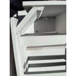Fésülködő asztal készlet keret nélküli tükörrel 80 x 40 x 137,5 cm, fehér OUTLET