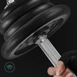 Öntöttvas kézi súlyzók 25 kg-os kézi súlyzók, fekete