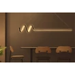 Függőlámpa, Waterwave - Fekete Body, Sárga Light
