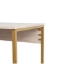 Íróasztal Twin Study Desk - Travertine, Arany