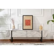 TV szekrény Serenity - Fressia Marble, Fekete