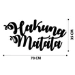 Fém fali dekoráció, Hakuna Matata