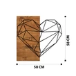 Fa fali dekoráció, Heart