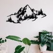 Fém fali dekoráció, Mountain 3