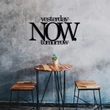 Fém fali dekoráció, Now