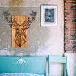 Fa fali dekoráció, Deer