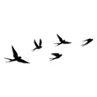 Fém fali dekoráció, Crow