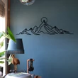 Fém fali dekoráció, Everest