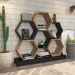 könyvespolc Cicek - Black, Oak