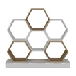 könyvespolc Cicek - White, Oak