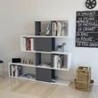 könyvespolc Karlin - White, Anthracite