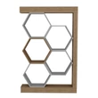 könyvespolc Artemis - Walnut, White