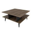 Dohányzóasztal Akya - Walnut, Black
