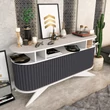 Konzolasztal Stor - White, Anthracite