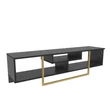 TV szekrény Asal 150 - Black, Gold