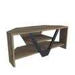 TV szekrény Karin - Walnut, Black